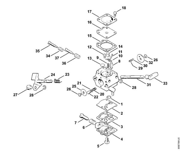 Carburetor Brushcutters (FS) FS 66 R Stihl