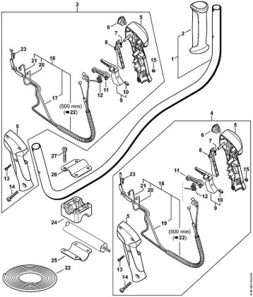 Bike handle Brushcutters (FS) FS 70 C-E Stihl