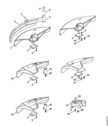 Deflector Brushcutters (FS) FS 74 Stihl