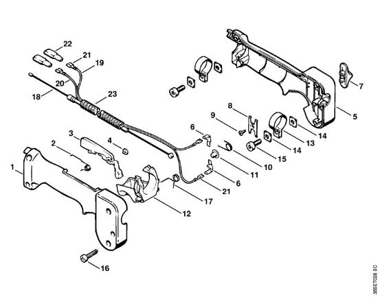 Handle Brushcutters (FS) FS 74 Stihl
