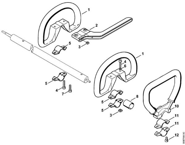 Loop handle Brushcutters (FS) FS 74 Stihl