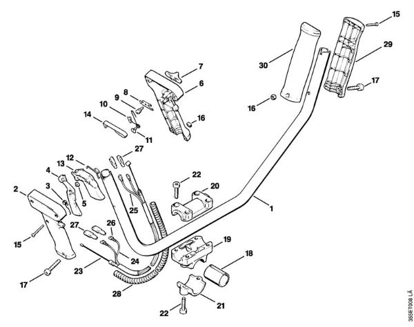 Bike handle Brushcutters (FS) FS 76 Stihl
