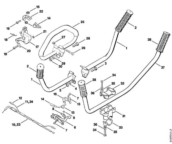 Handlebar Brushcutters (FS) FS 80 RE Stihl