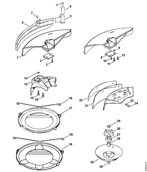 Deflector Brushcutters (FS) FS 81 Stihl