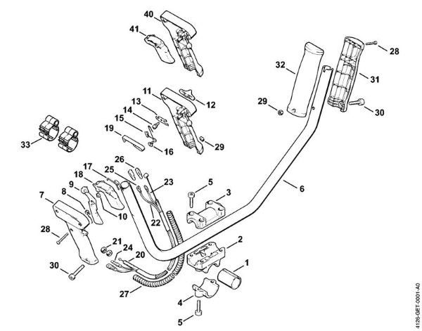 Two-handed handle bar Brushcutters (FS) FS 81 Stihl
