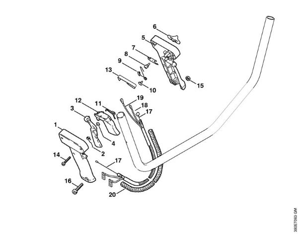 Bike handle Brushcutters (FS) FS 85 Stihl