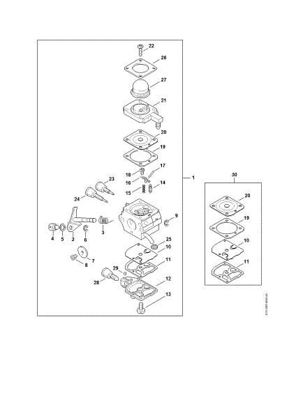 Picture of Carburetor 4137/36 FS 85