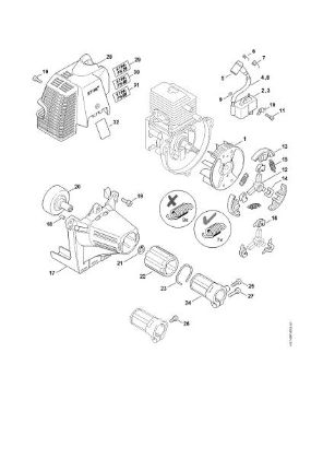 Picture of Ignition system, Clutch FS 85