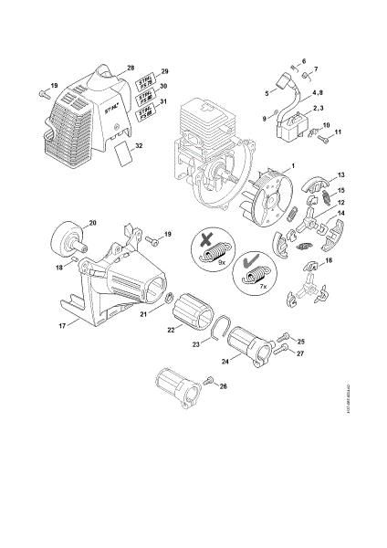 Picture of Ignition system, Clutch FS 85