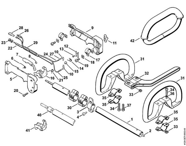 Loop handle Brushcutters (FS) FS 86 Stihl