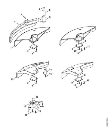 Deflector Brushcutters (FS) FS 87 Stihl