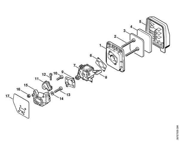 Air filter Brushcutters (FS) FS 88 Stihl