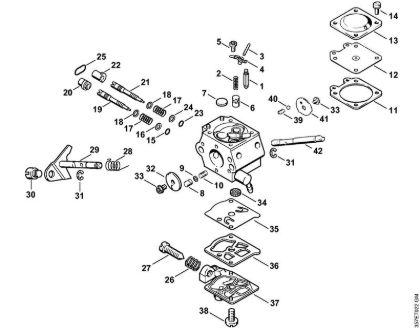 Carburetor WT-367 Brushcutters (FS) FS 88 Stihl