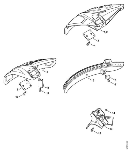 Deflector Brushcutters (FS) FS 89 Stihl