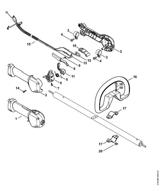 Handle Brushcutters (FS) FS 89 R Stihl