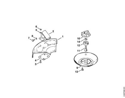 Deflector Brushcutters (FS) FS 90 - 4117 Stihl