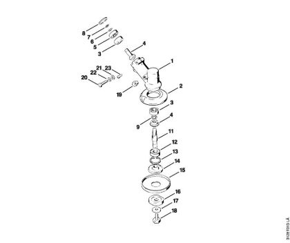 Gear head Brushcutters (FS) FS 90 - 4117 Stihl