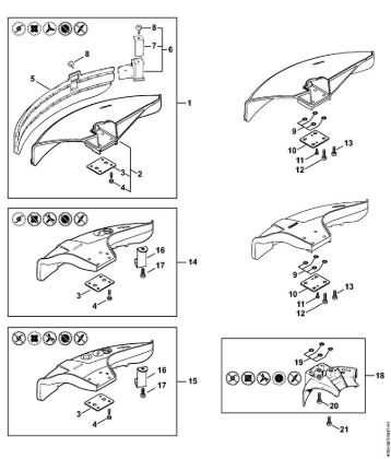 Deflector Brushcutters (FS) FS 90 - 4180 Stihl