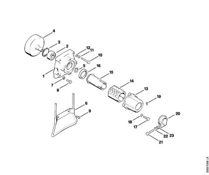 Clutch housing Brushcutters (FS) FS 96 Stihl