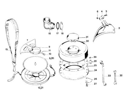 Cutting tools, Connector, Tools Clearing saws (FS) FS 08 Stihl