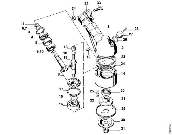 Gear head Clearing saws (FS) FS 08 Stihl