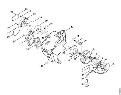 Ignition system Clearing saws (FS) FS 151 Stihl