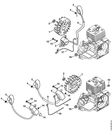 Ignition system Clearing saws (FS) FS 300 Stihl