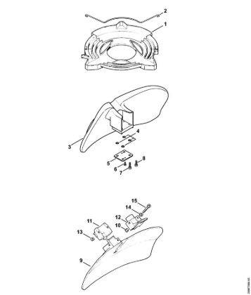 Transport guard, Shredder deflector Clearing saws (FS) FS 300 Stihl