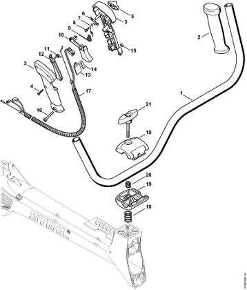 Bike handle Clearing saws (FS) FS 310 Stihl
