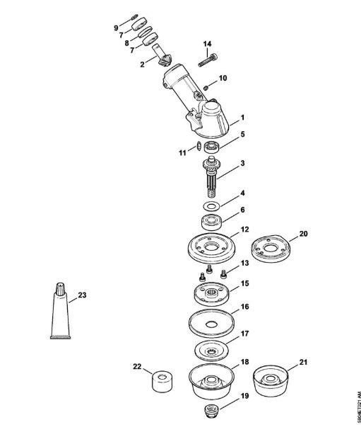 Gear head Clearing saws (FS) FS 311 Stihl