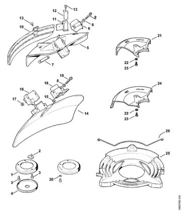 Deflector Clearing saws (FS) FS 360 Stihl