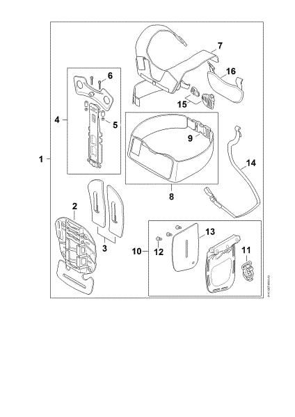 Picture of Forestry harness ADVANCE X-TREEm FS 360 C-E
