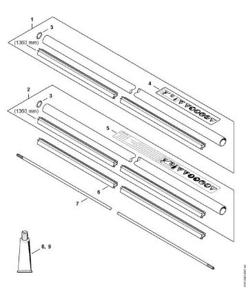 Picture of Drive tube assembly FS 361 C-EM
