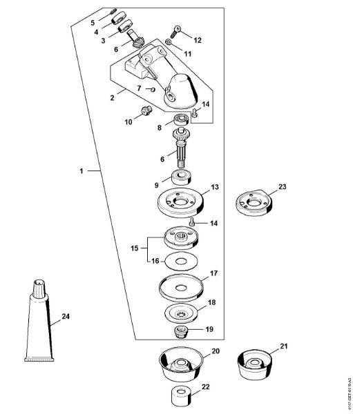 Picture of Gear head FS 410 (4147)