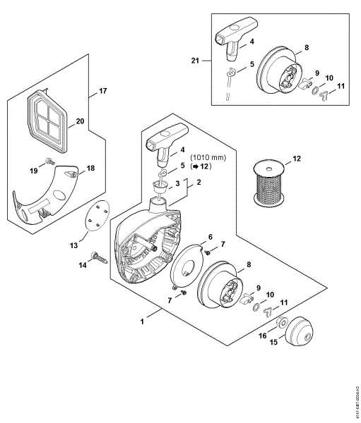 Picture of Rewind starter FS 410 (4147)