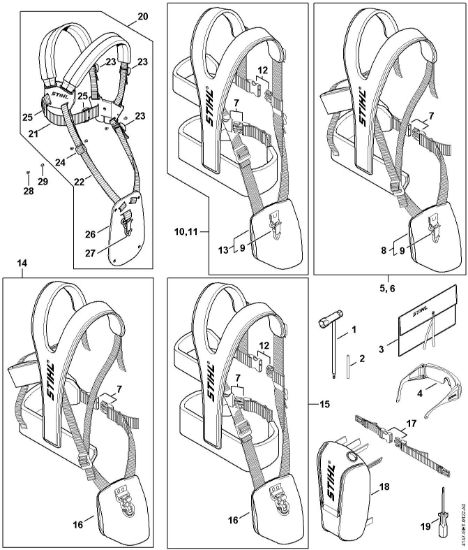 Picture of Tools, Full harness FS 410 C-E K