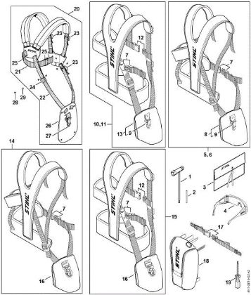 Picture of Tools, Full harness FS 410 C-EM K