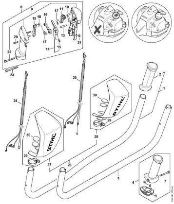Picture of Bike handle FS 410 C-EM L