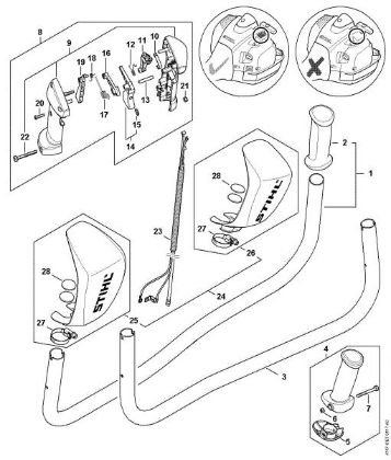 Picture of Bike handle FS 410-K (4147)