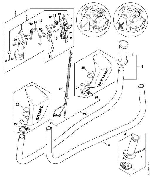 Picture of Bike handle FS 410-K (4147)