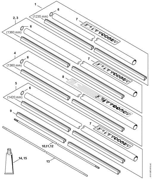 Picture of Drive tube assembly FS 410-K (4147)