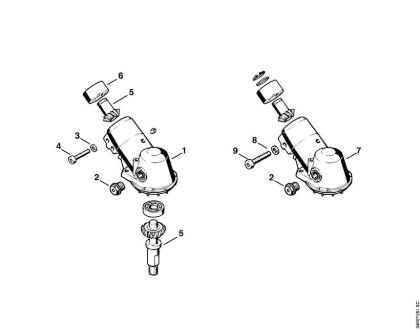 Gear head    17 814 599 (11.88) Clearing saws (FS) FS 420 Stihl