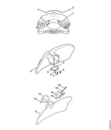 Transport guard, Shredder deflector Clearing saws (FS) FS 450-K Stihl