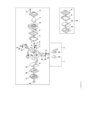 Picture of Carburetor WTF-7, WTF-12 FS 460 C-EM