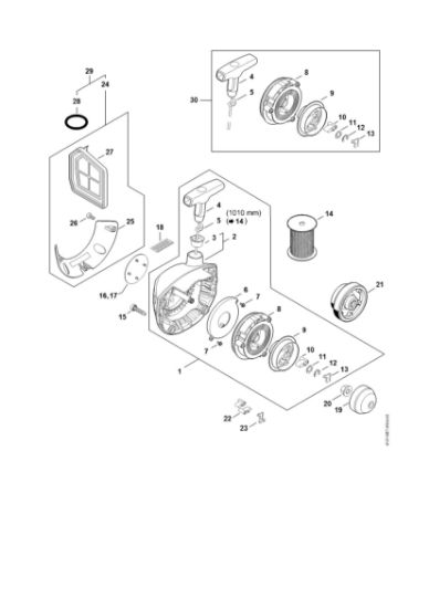 Picture of Rewind starter ErgoStart/Easy2Start FS 460 C-EM