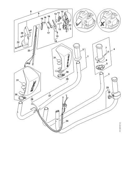 Picture of Bike handle FS 460 C-EM KW