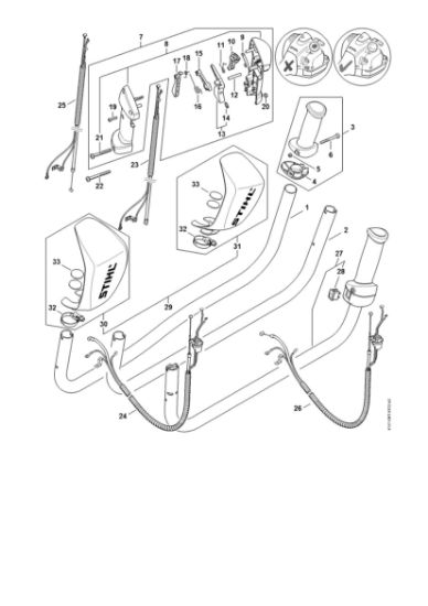 Picture of Bike handle FS 460 C-EM L