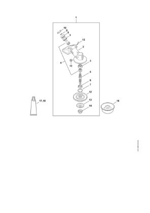 Picture of Gear head FS 460 RC FS 460 RC-EM