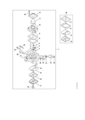 Picture of Carburetor 4147/23 FS 460-K
