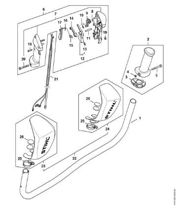 Picture of Bike handle FS 461 C-EM L